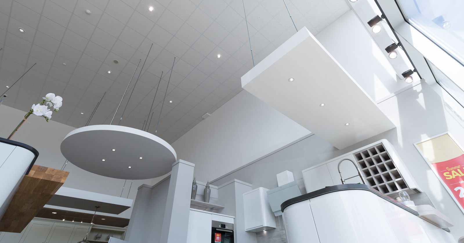 Wren Kitchens Croydon Retail Fit Out Suspended Ceilings By APSS