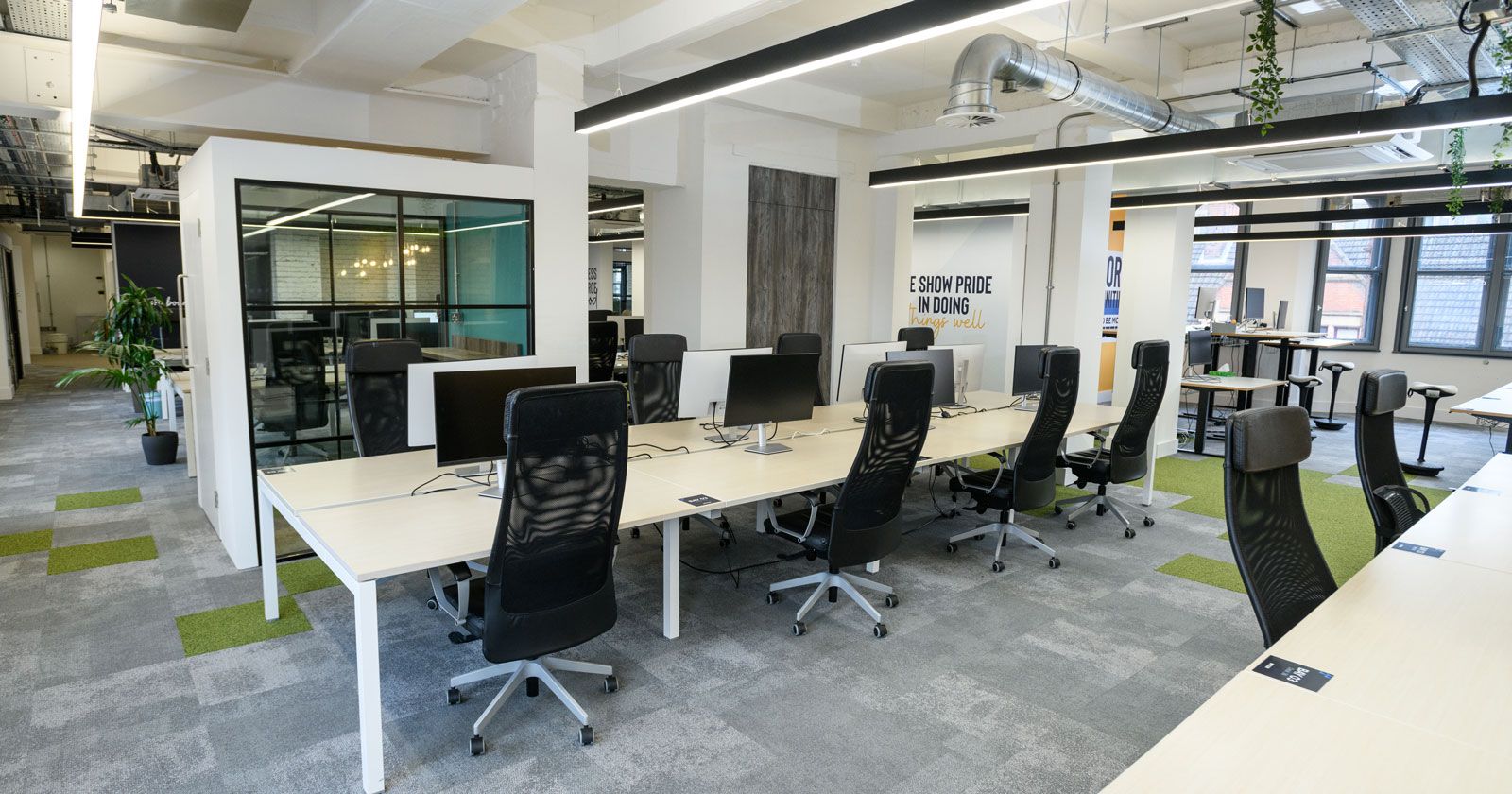 Impression Digital Marketing Office Designed and Installed by APSS