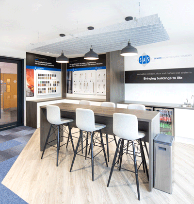 Senior Architectural Systems (SAS) Showroom Fit Out - APPS Showcase