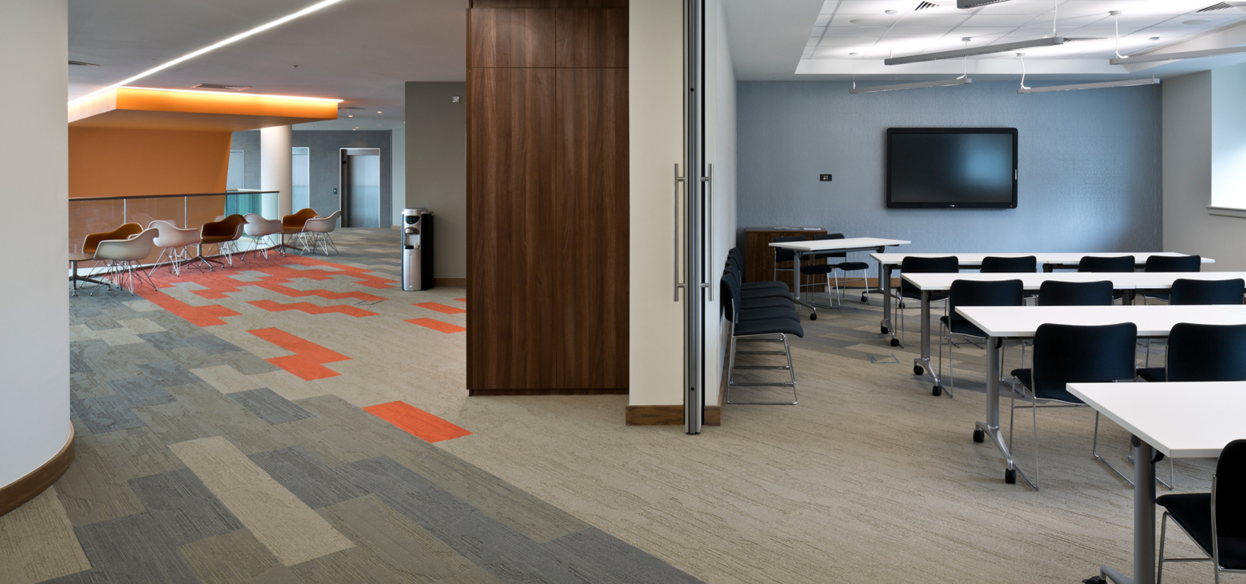 AMP Meeting Room Retractable Wall Designed and Built by APSS