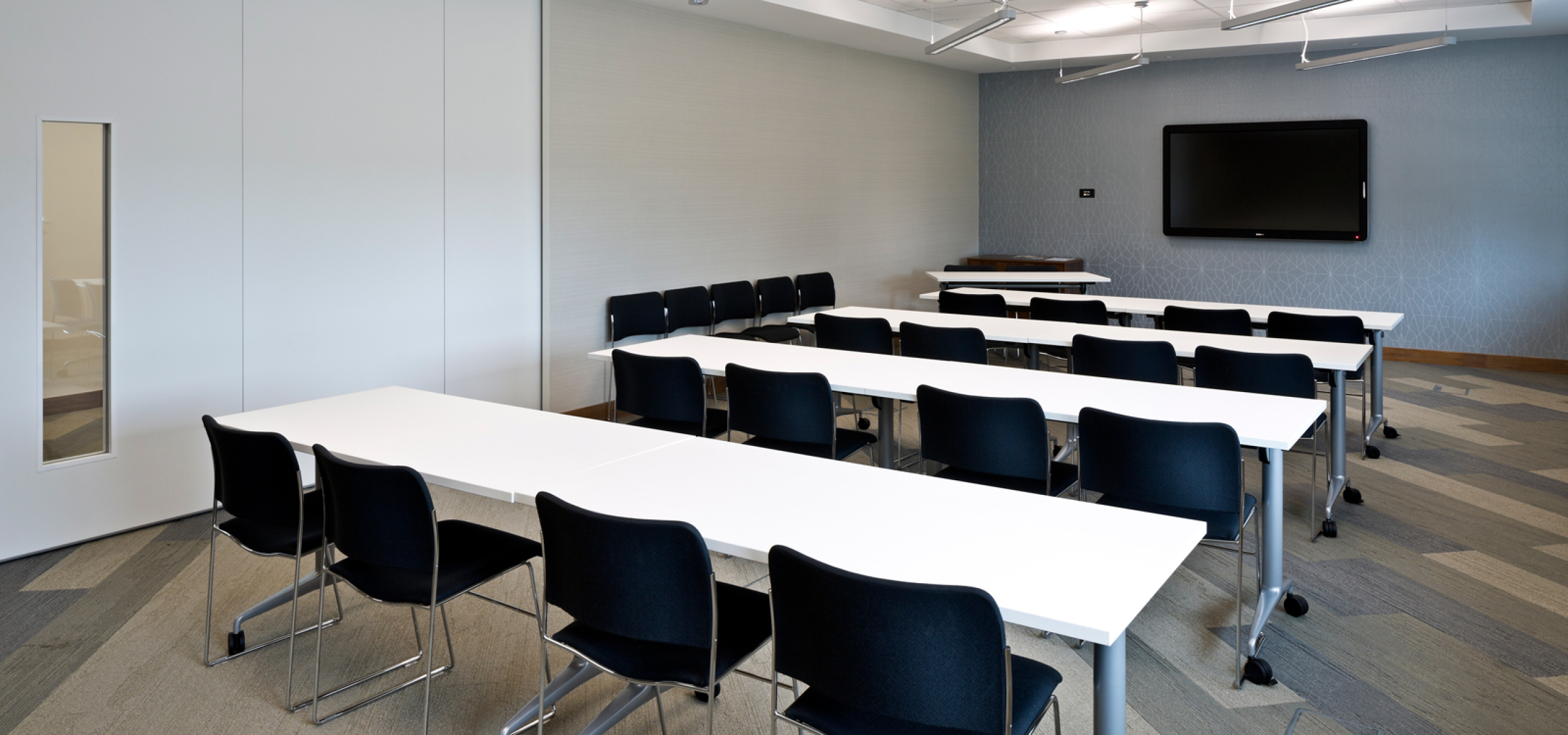 AMP Meeting Room Retractable Wall Designed and Built by APSS