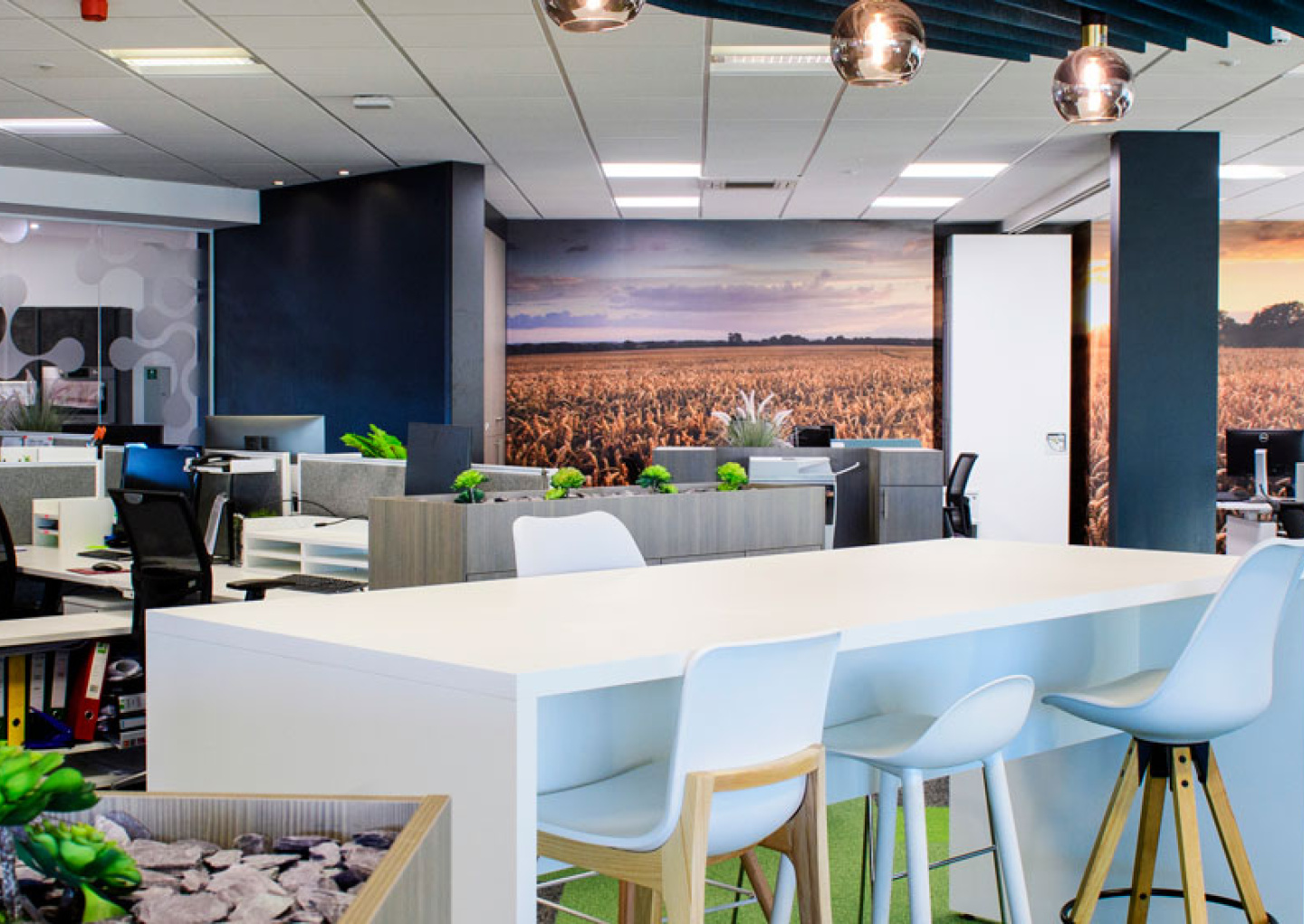 High Collaboration table at APSS Head office in Lincoln