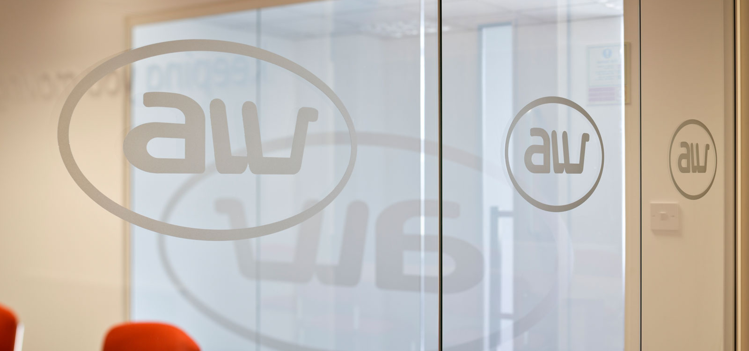 AW Repair Group Glass Partitions and glass manifestations installed by APSS