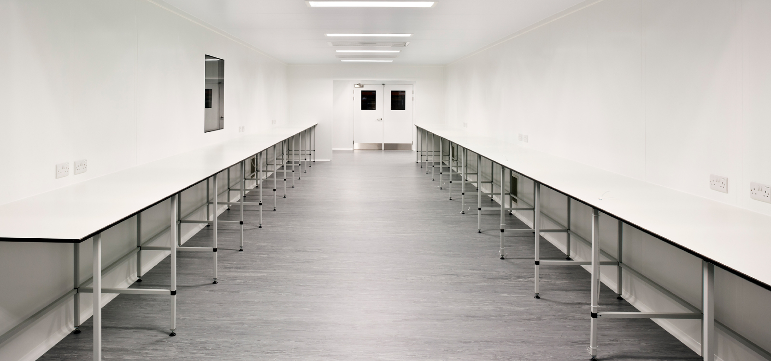 Chalice Medical Clean Room Internal Double Skin Steel Partitions by APSS