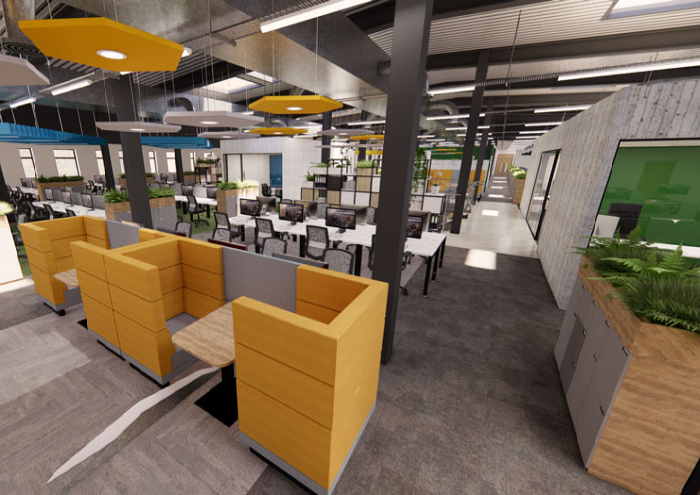 Hybrid Office Designs by APSS