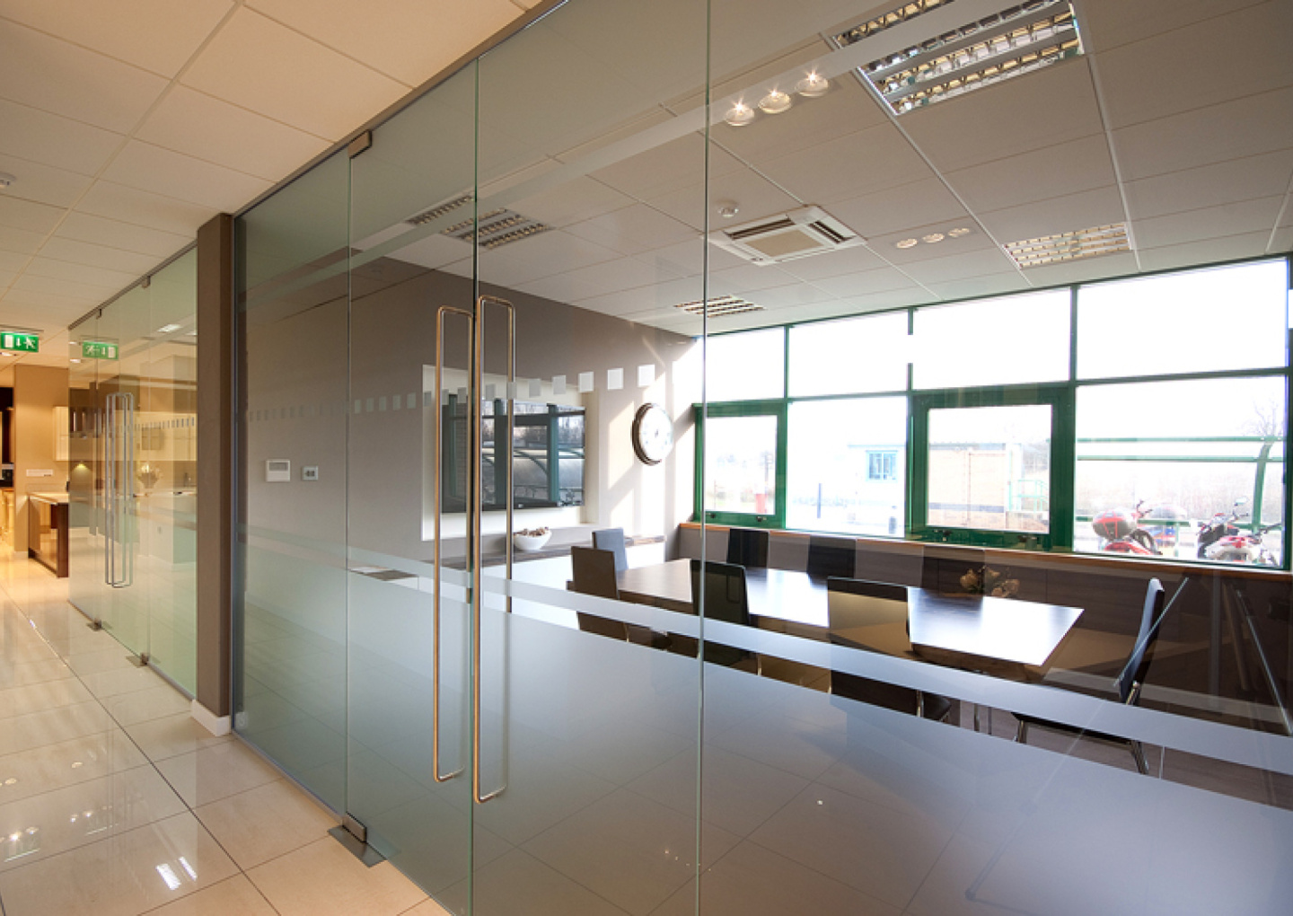 Omega PLC Glass Partitions and Manifestations