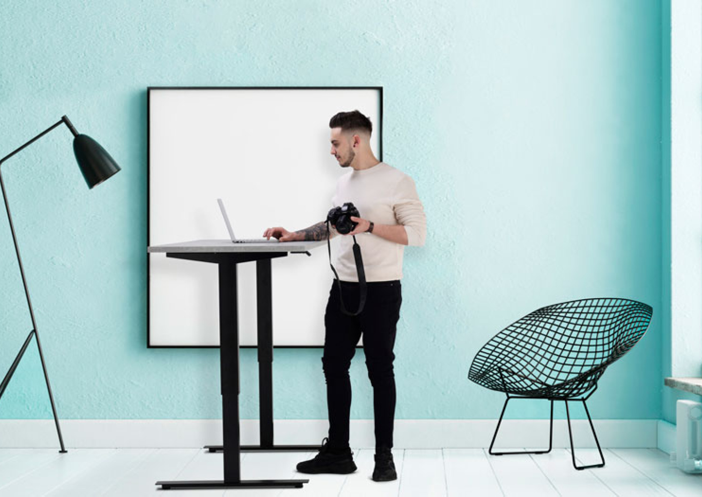 Sit Stand Desks supplied by APSS