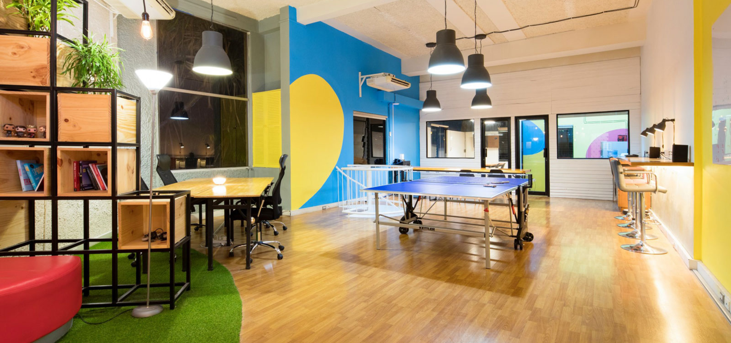 Colourful office refurbishment