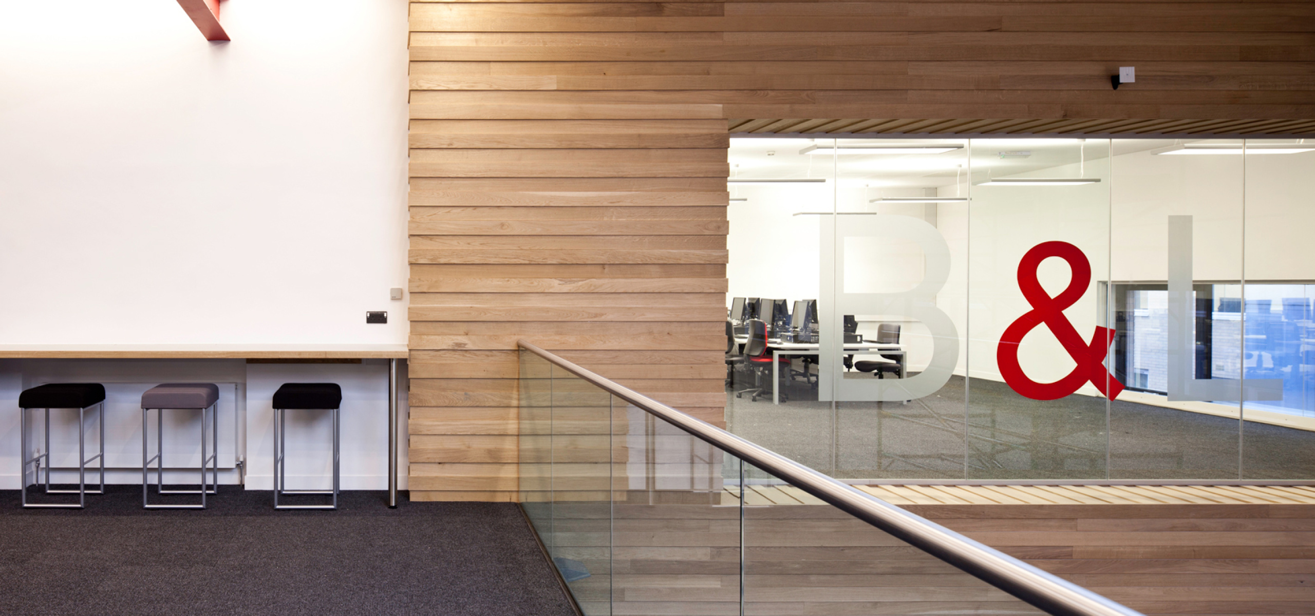 University of Lincoln Glass Partitions and Balustrade by APSS