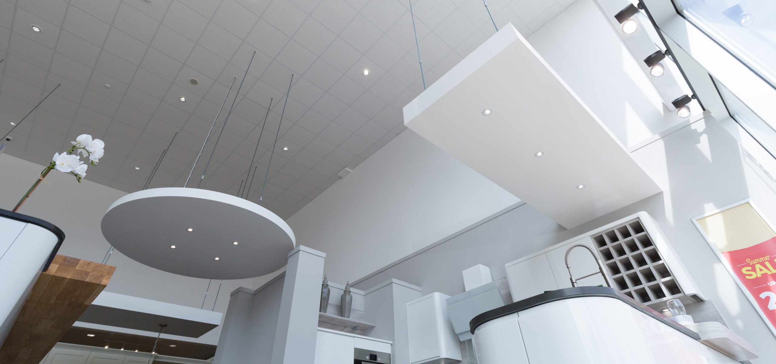 Wren Kitchens Croydon Retail Fit Out Suspended Ceilings By APSS