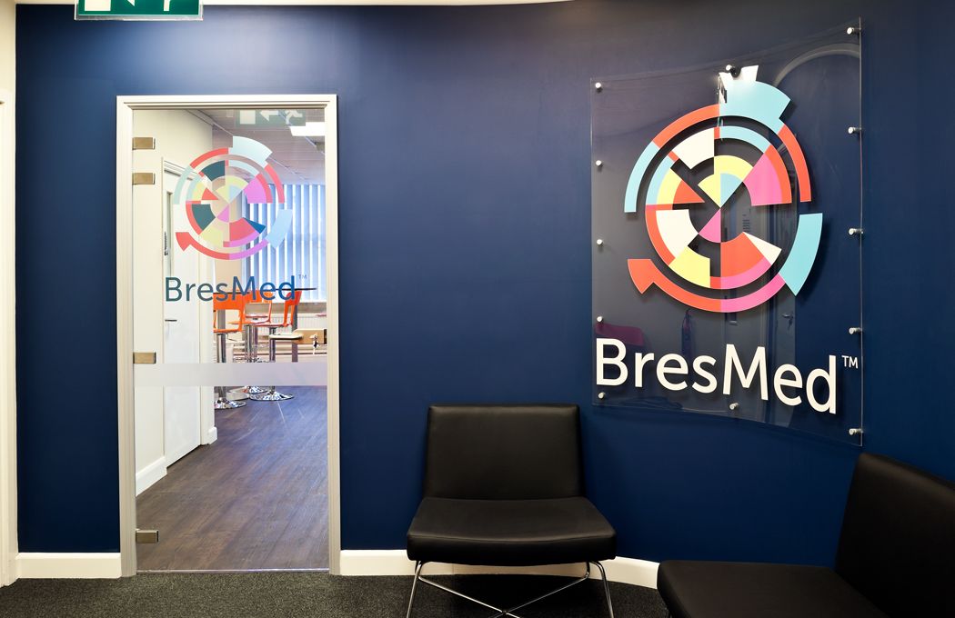 Bresmed Health Solutions Office Refurbishment and Signage by APSS