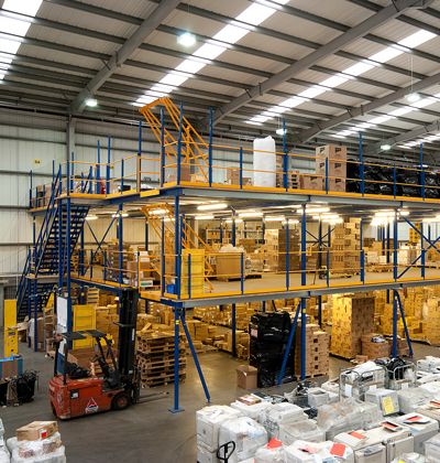 Apogee Group Installation of Mezzanine Floor and Pallet Racking Lincoln - APPS Showcase