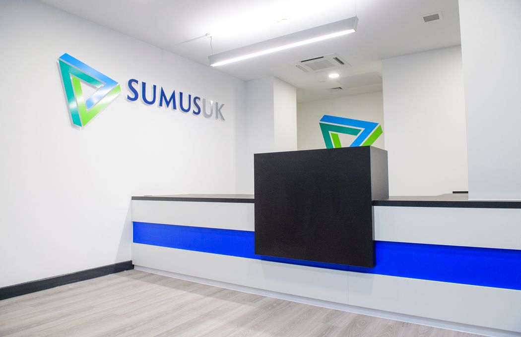 Paradigm-Land-Sumus-Uk-Reception-Desk--designed-and-installed--by-APSS