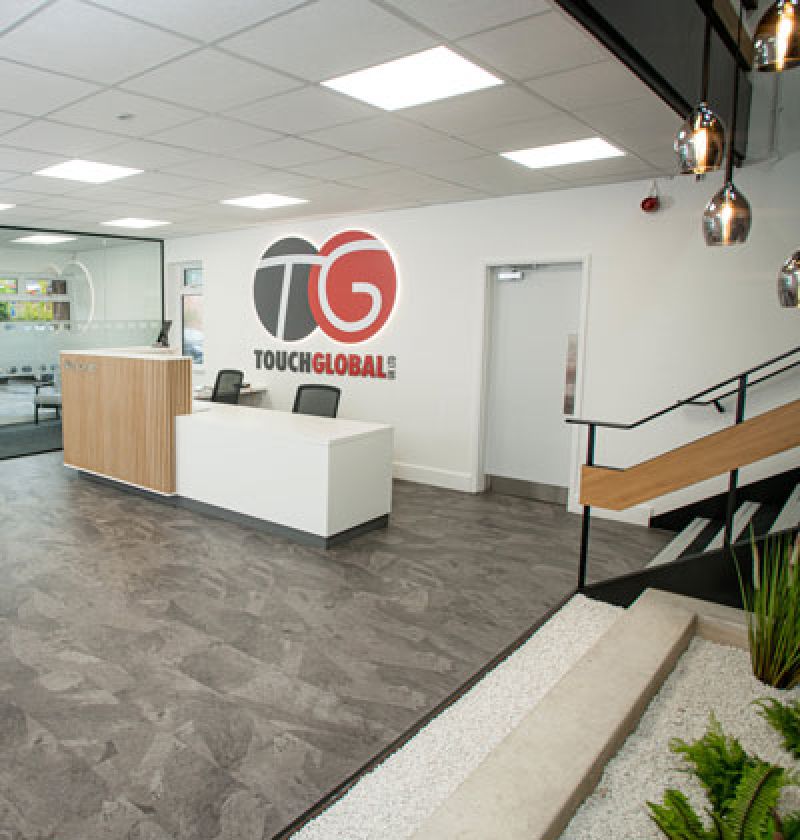 Touch Global Reception and Office Design and Refurbishment - APPS Showcase